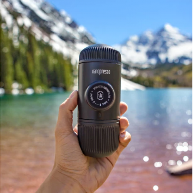 Wacaco nanopresso rankinis maltos kavos aparatas, aukštos kokybės kavos ruošimas su minimaliomis pastangomis, nesudėtingas ir efektyvus kavos paruošimas