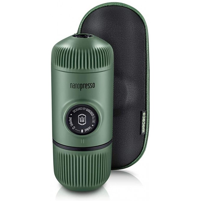 Wacaco nanopresso rankinis maltos kavos aparatas, kompaktiškas ir lengvas dizainas, idealiai tinkantis kelionėms, užtikrina intensyvų kavos skonį ir aromatą