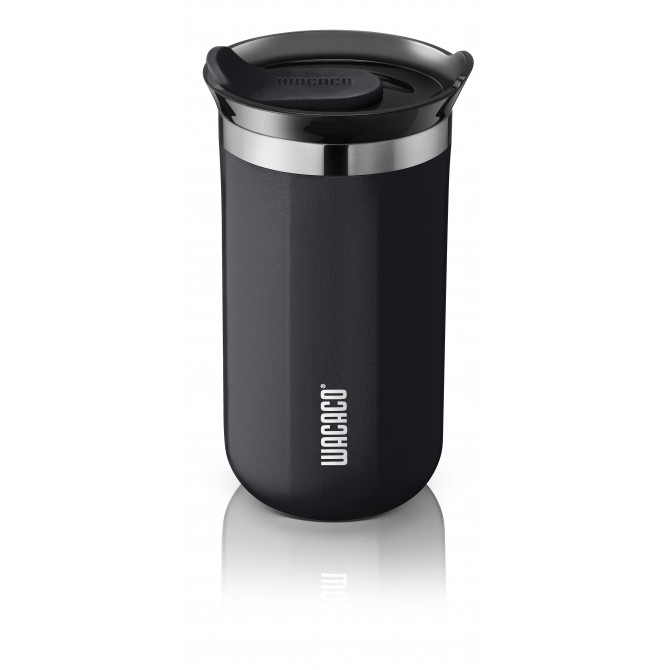WACACO Octaroma Lungo termo puodelis, 300 ml, juodas