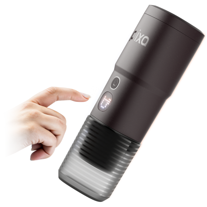 WACACO PIXAPRESSO nešiojamas kavos aparatas, tamsi burgundiška