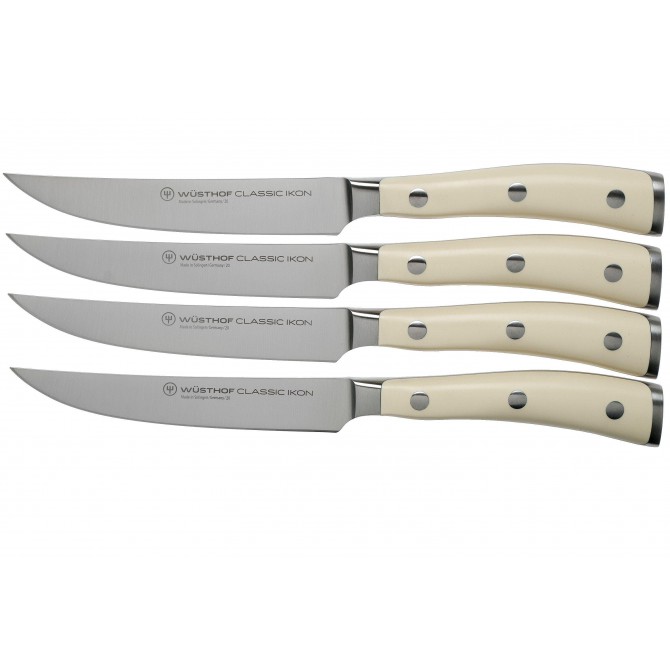 WUSTHOF Classic Ikon Creme steiko peilių rinkinys, 4vnt.