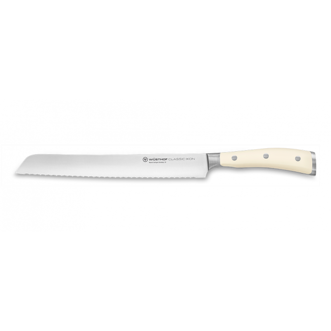 WUSTHOF Classic Ikon Creme duonos peilis, 23cm