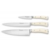 WUSTHOF Classic Ikon Creme peilių rinkinys, 3vnt.