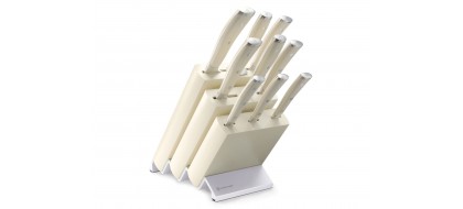 WUSTHOF Classic Ikon Creme peilių rinkinys su magnetiniu bloku, 9 vnt. WUSTHOF Classic Ikon Creme peilių rinkinys su magnetiniu bloku, 9 vnt.